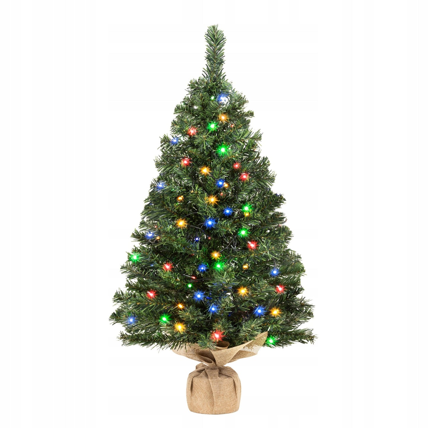 Dirbtinė Kalėdų eglutė su LED lemputėmis 90 cm