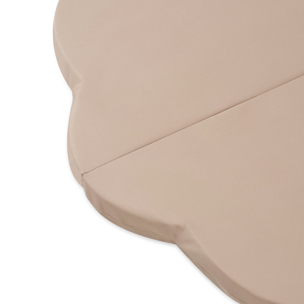 PLUSH NEST Gėlės Formos Lauko Kilimėlis, Smėlio SP – vaizdas 3