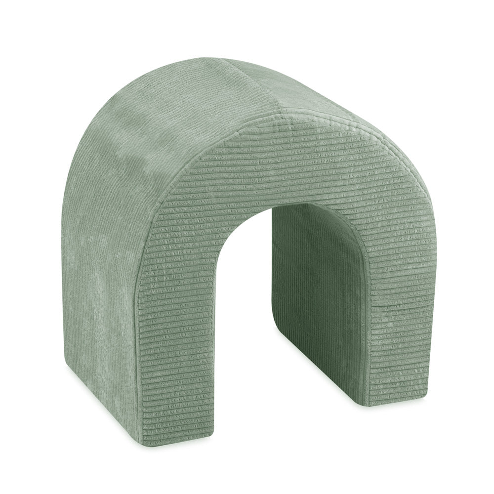 Pliušinė žaidimų pilis „NEST“, prabangus žalias kordas – vaizdas 5