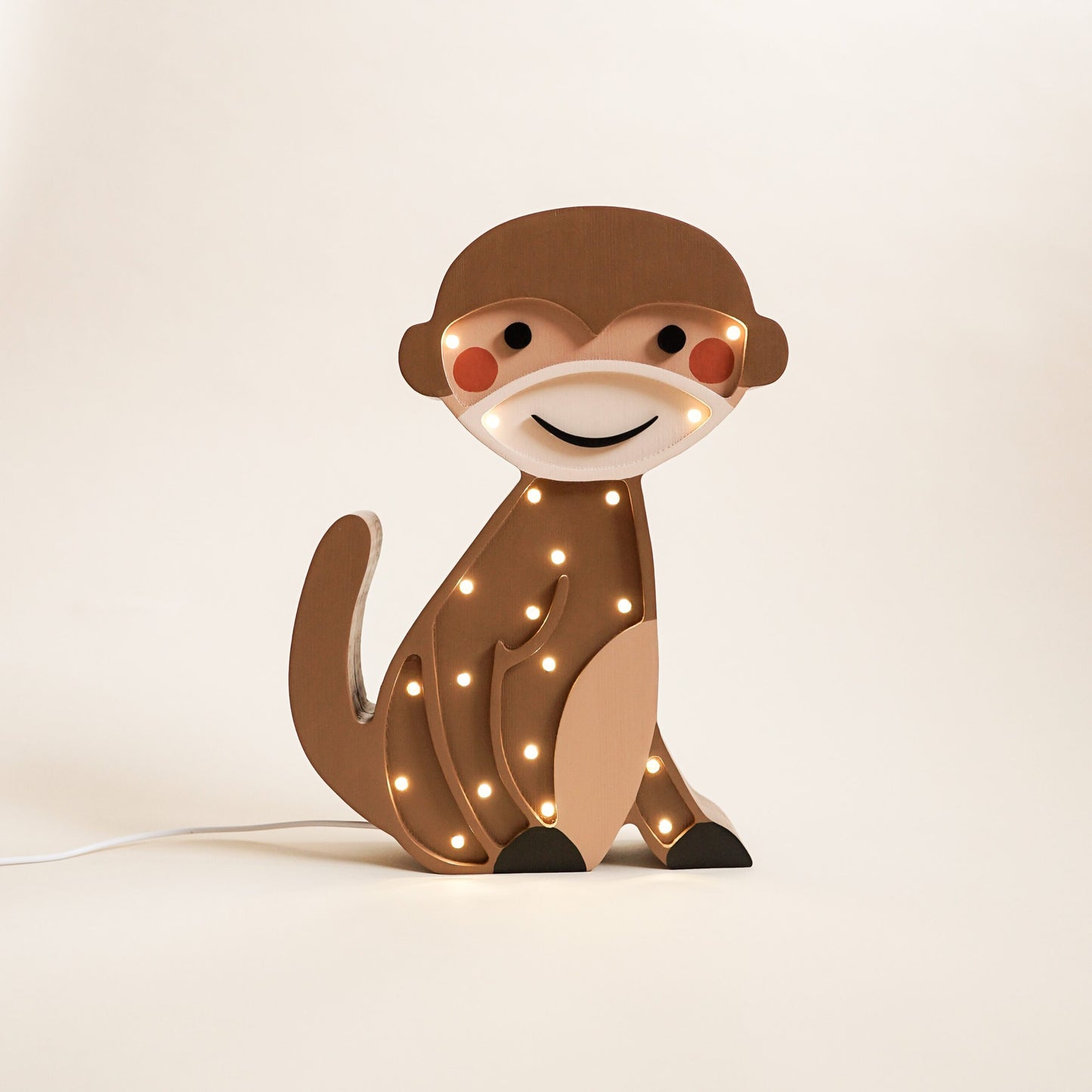 Medinė lempa Beždžionėlė – pagrindinis vaizdas