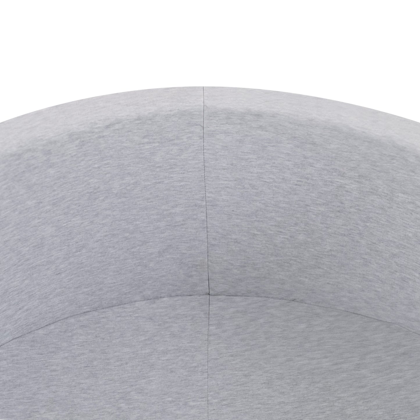 Minkštas apvalus kamuoliukų baseinas PLUSH NEST, šviesiai pilkas (90x30 cm) – vaizdas 3