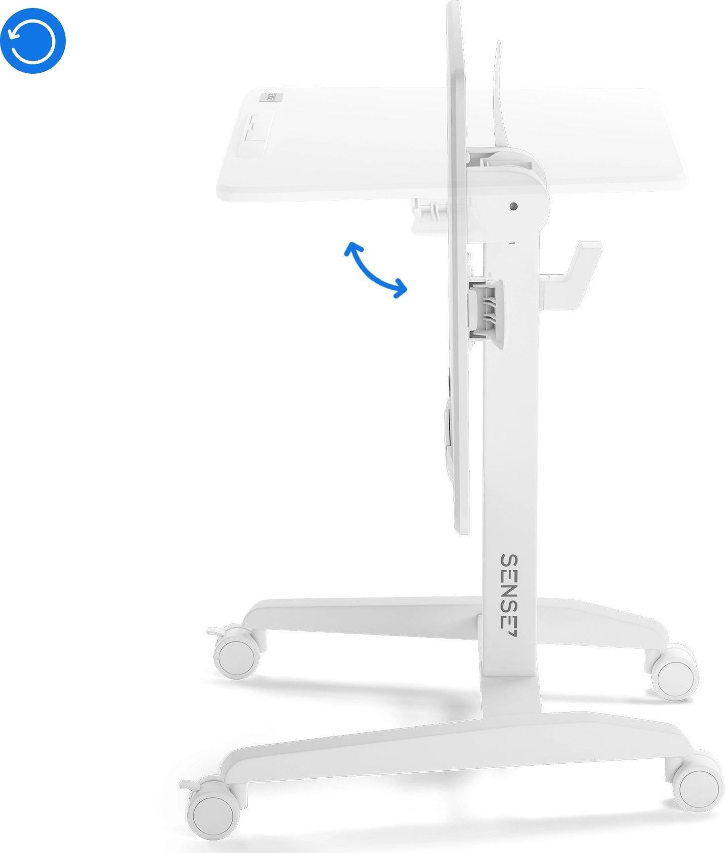 Mobilus reguliuojamo aukščio stalas 70x52 cm – nuotrauka 21