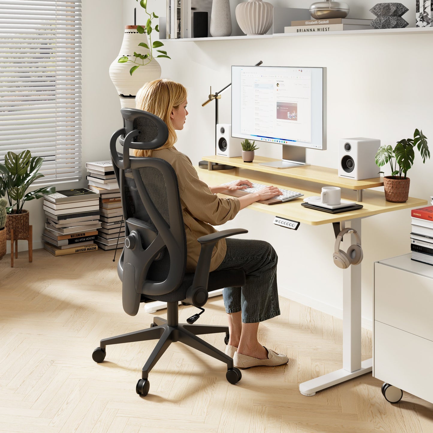 Ergonominė biuro kėdė paaugliui Noxo – nuotrauka 3