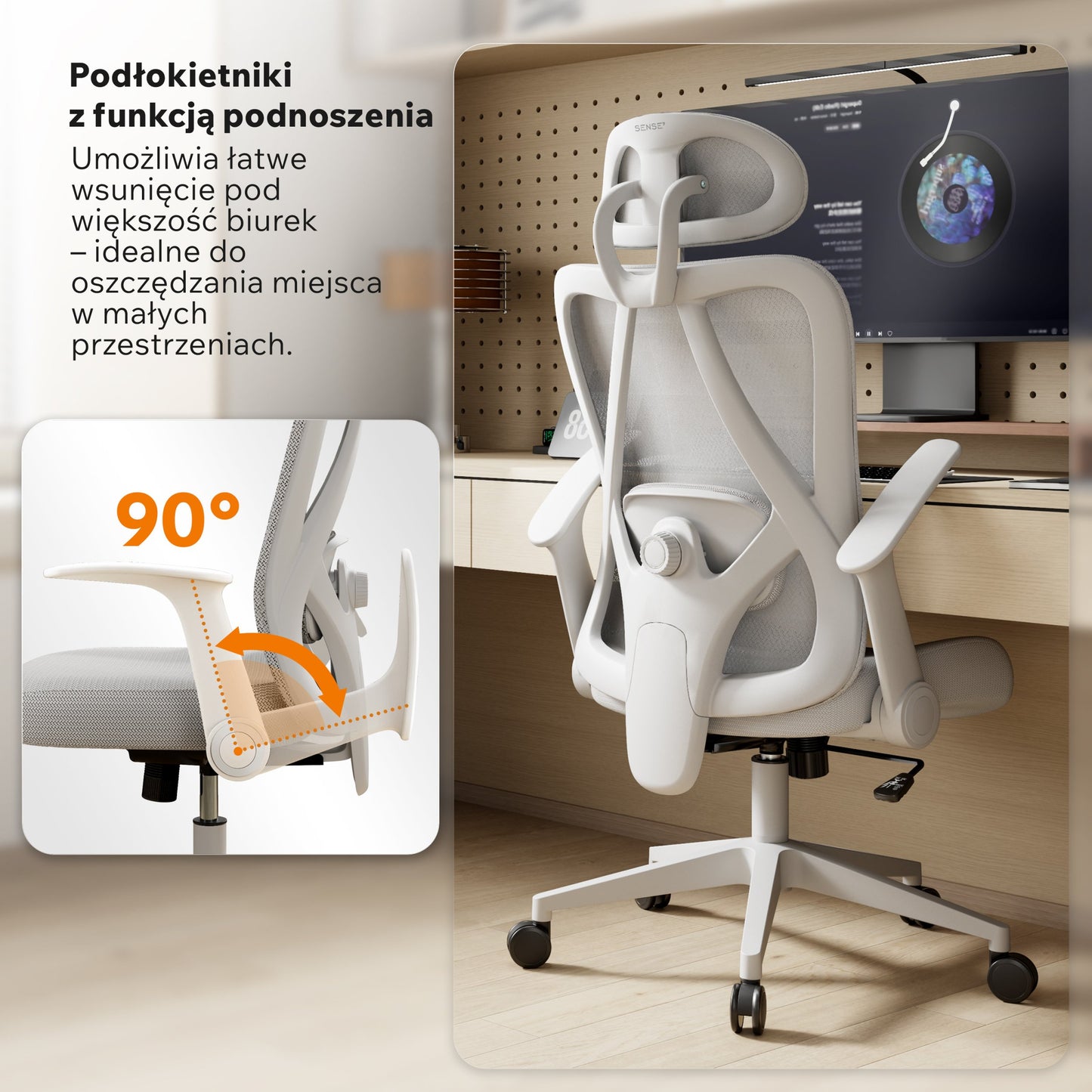 Ergonominė biuro kėdė paaugliui Noxo – nuotrauka 19