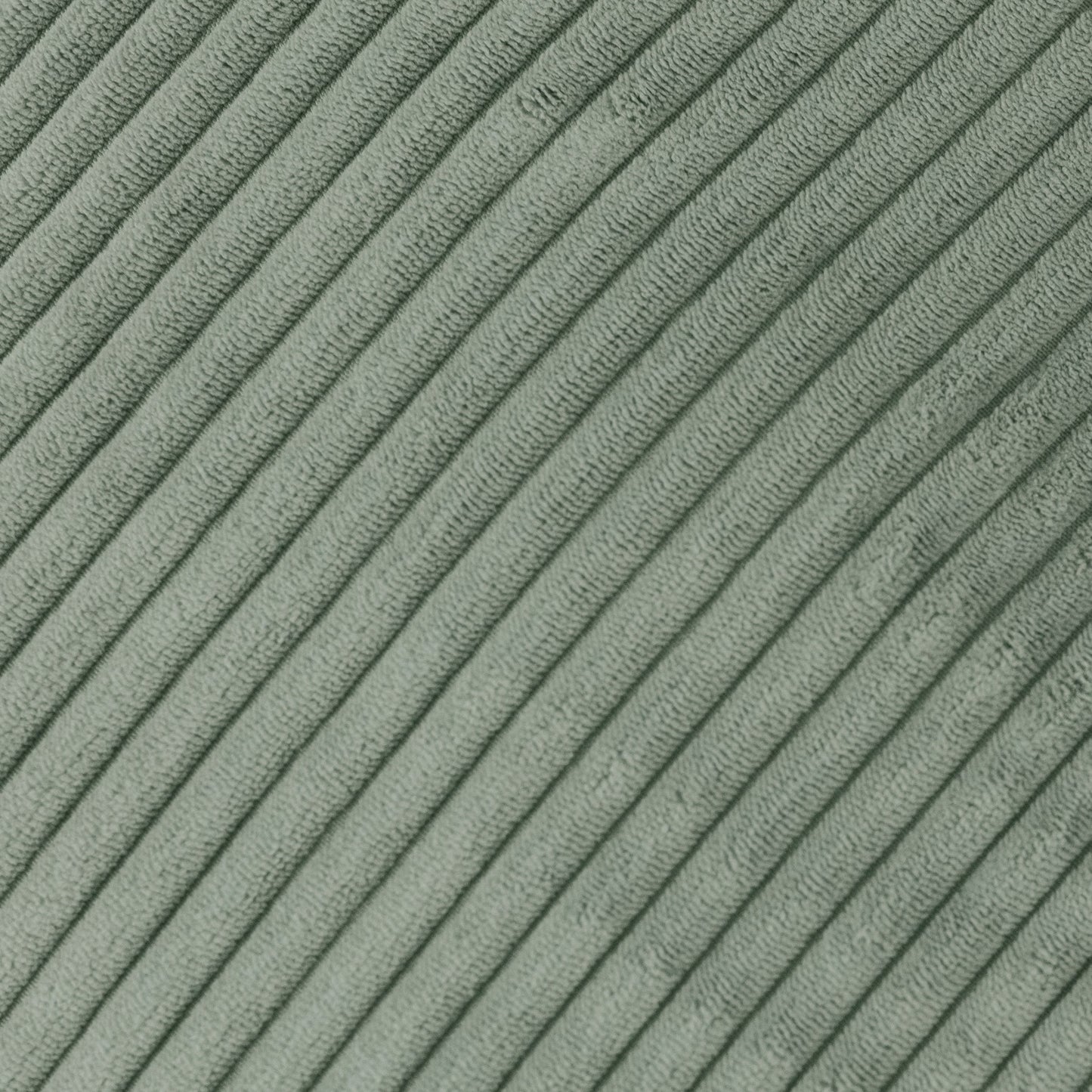 PLUSH NEST Kvadratinis Kordurojaus Fotelis Vaikams, Žalias – vaizdas 3