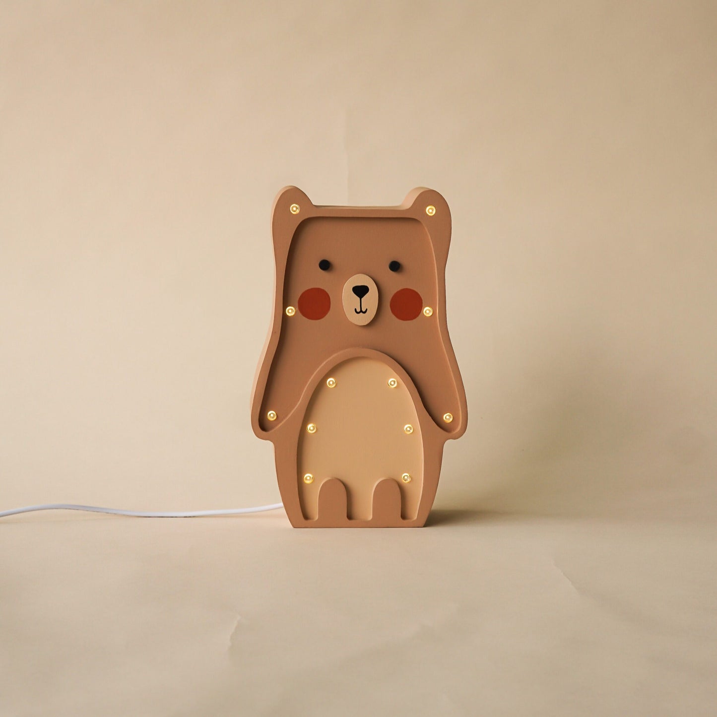 Medinė lempa Meškutis – pagrindinis vaizdas