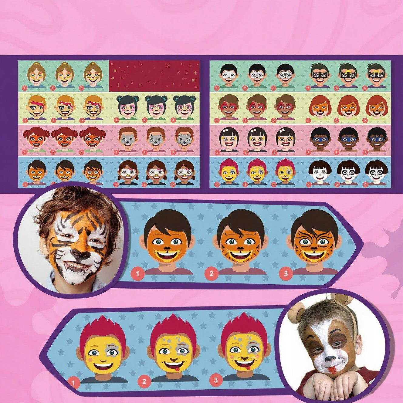 Veido dažai – vaizdas 2