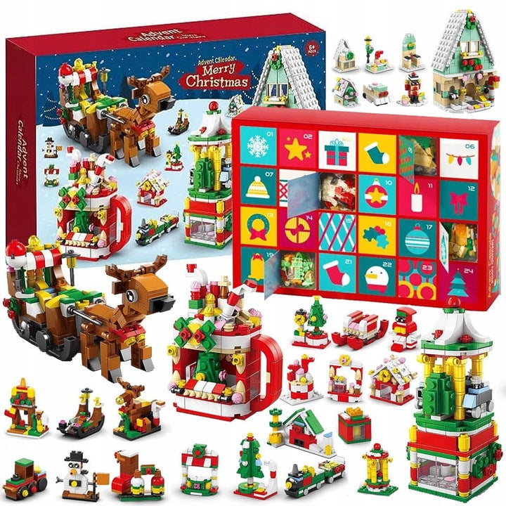 HOGOKIDS 2024 m Kalėdinis advento kalendorius su kaladėlėmis – pagrindinis vaizdas