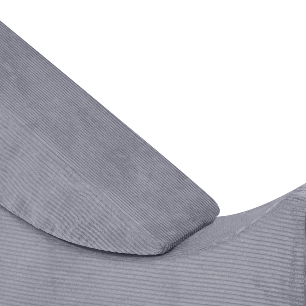 Premium Modulinis Vaikų Gultas „PLUSH NEST“, Pilkas Kordušas (145 cm) – vaizdas 5