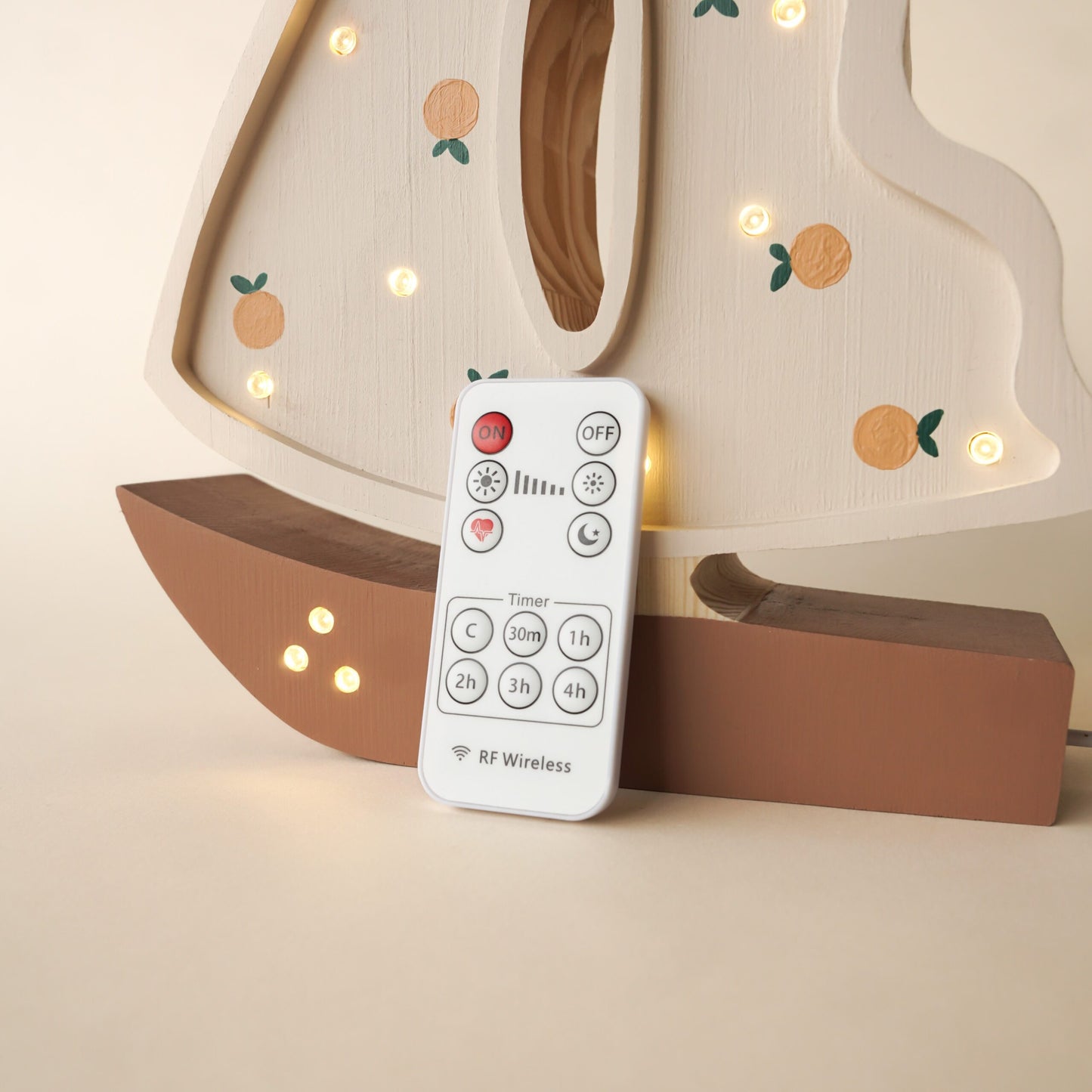 Medinė lempa Laivelis – vaizdas 3