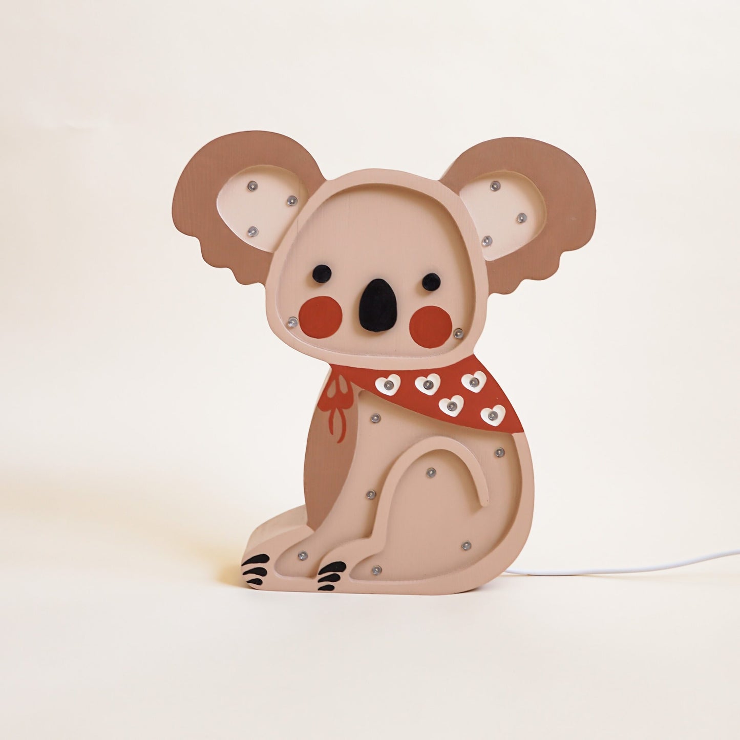 Medinė lempa Koala – vaizdas 3