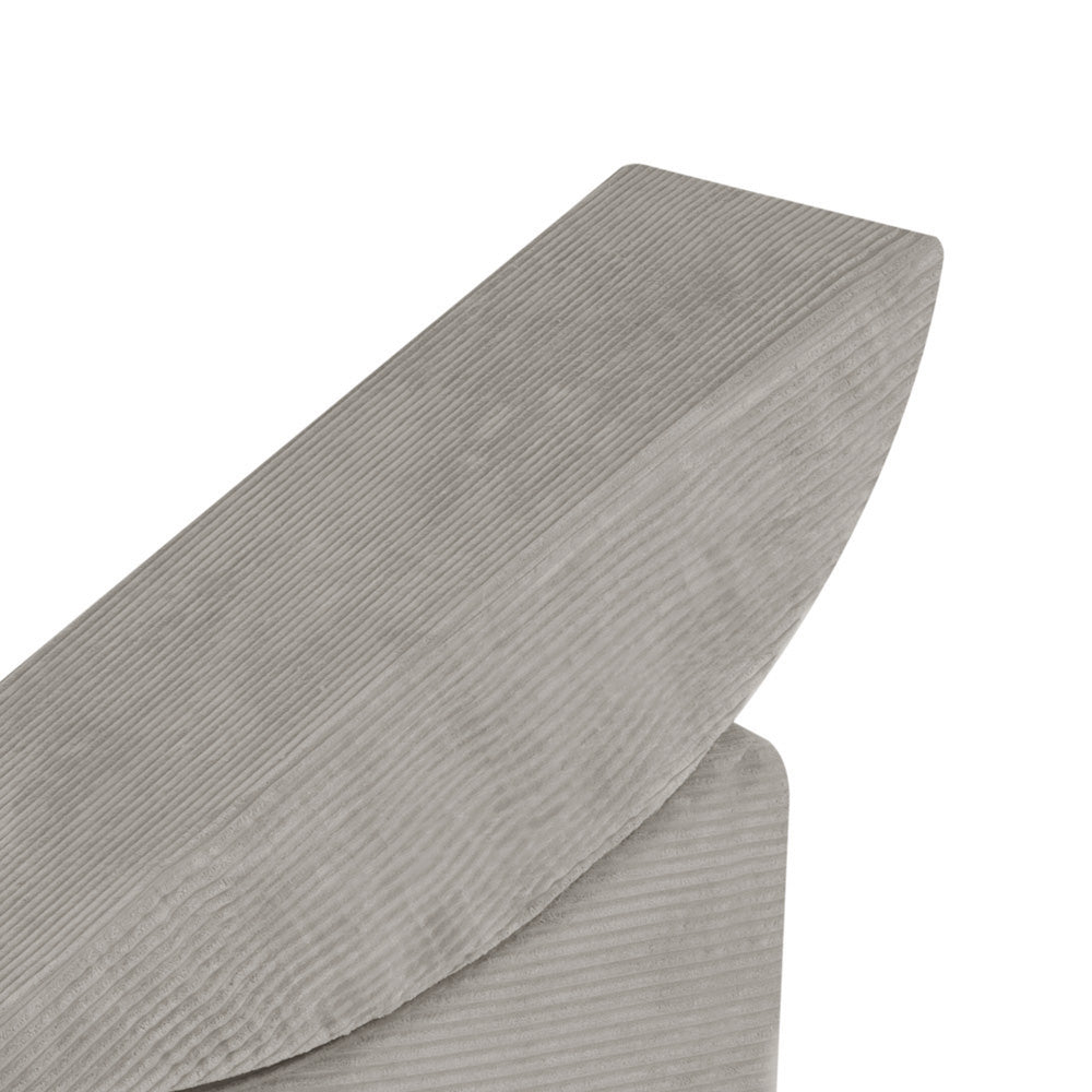 Smėlio spalvos kordinio gulto šoninė detalė – vaizdas 10