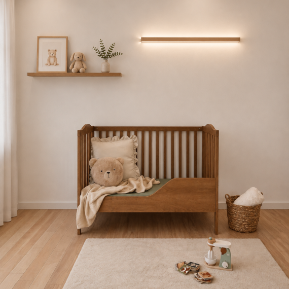 Kūdikio lovytė 120×60 NUBI, klasikinė