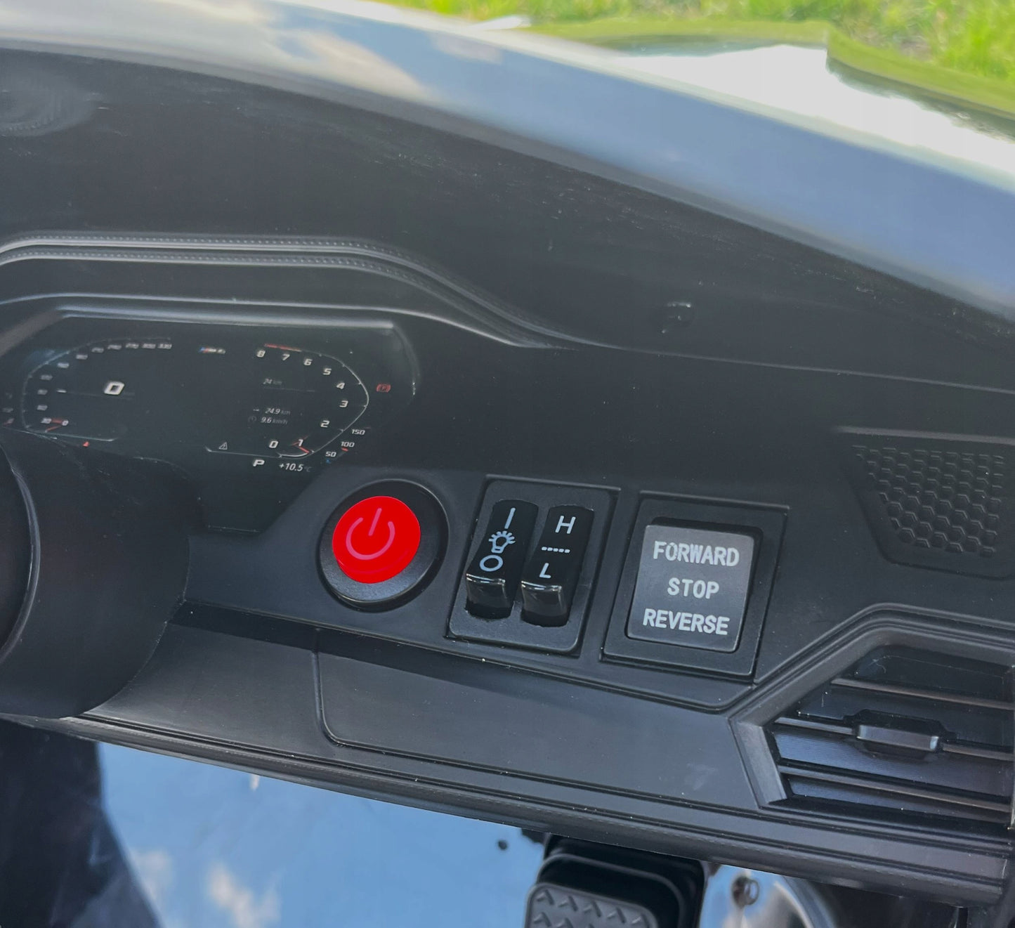 Akumuliatorinis automobilis BMW M4, odinė EVA sėdynė, 14Ah akumuliatorius – vaizdas 6