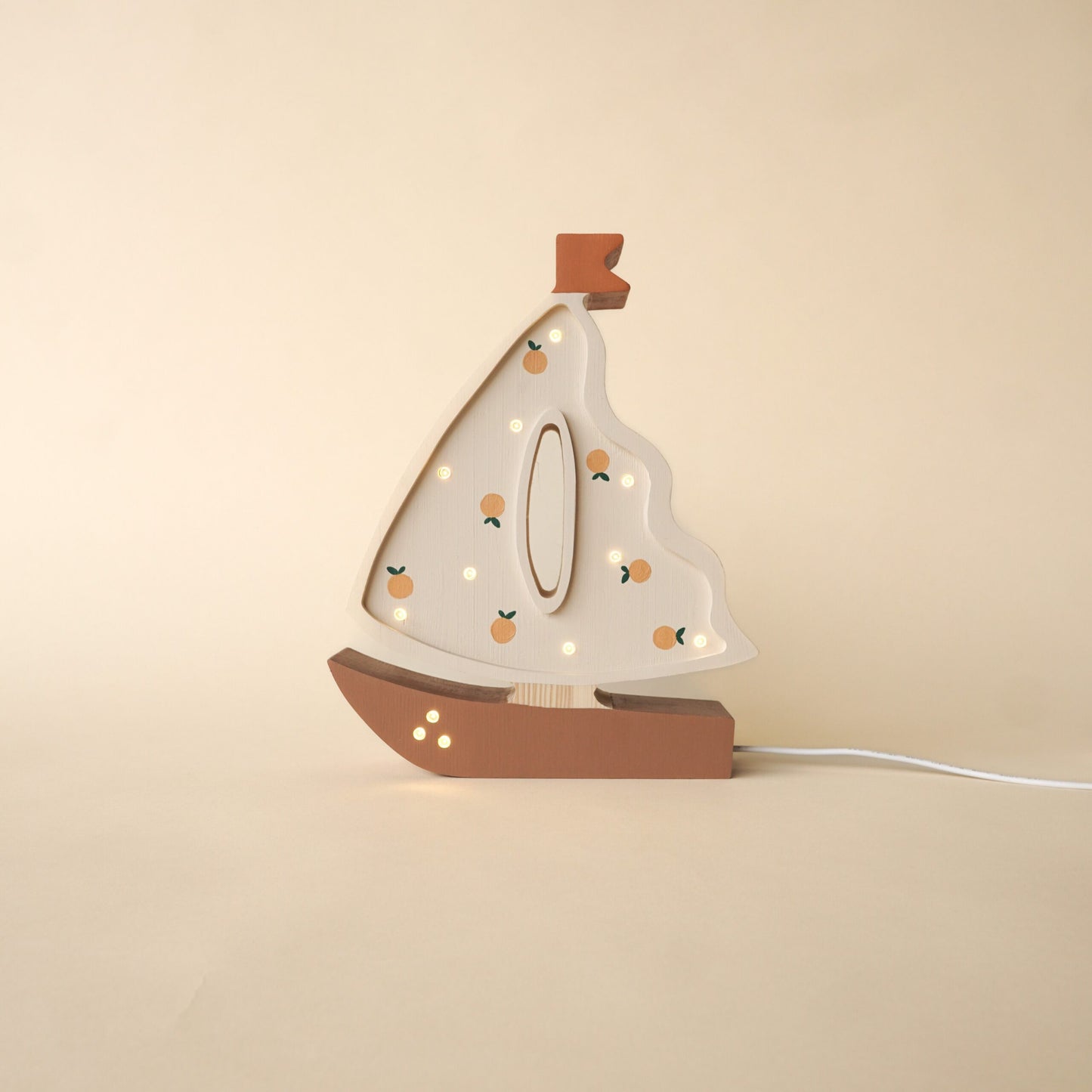 Medinė lempa Laivelis – vaizdas 4