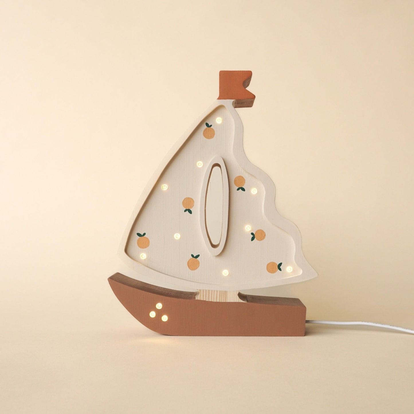 Medinė lempa Laivelis – pagrindinis vaizdas