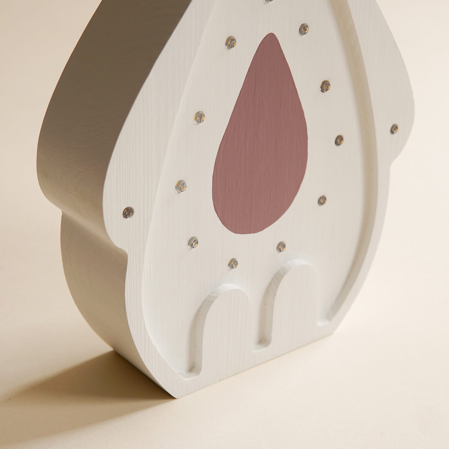 Medinė lempa Zuikis – vaizdas 4