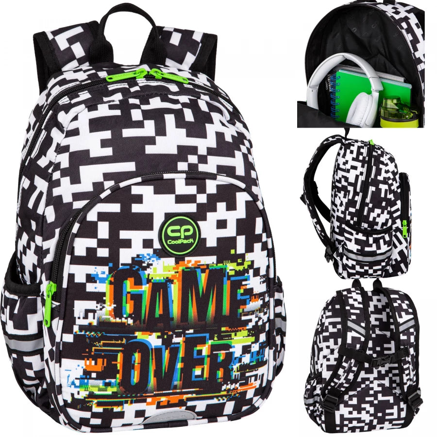 Mokyklinė kuprinė Game Over – CoolPack Toby