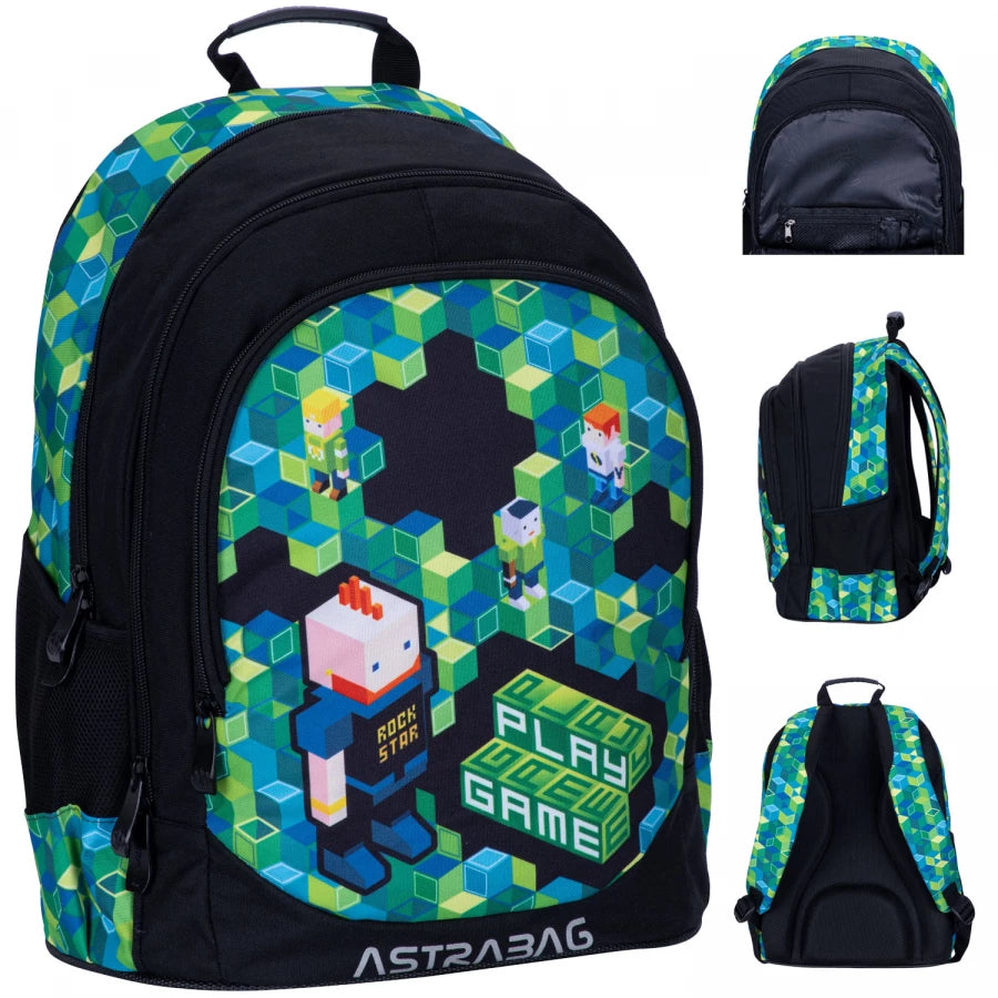 Mokyklinė kuprinė Game – AstraBag