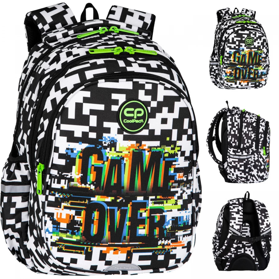 Mokyklinė kuprinė Game Over – CoolPack
