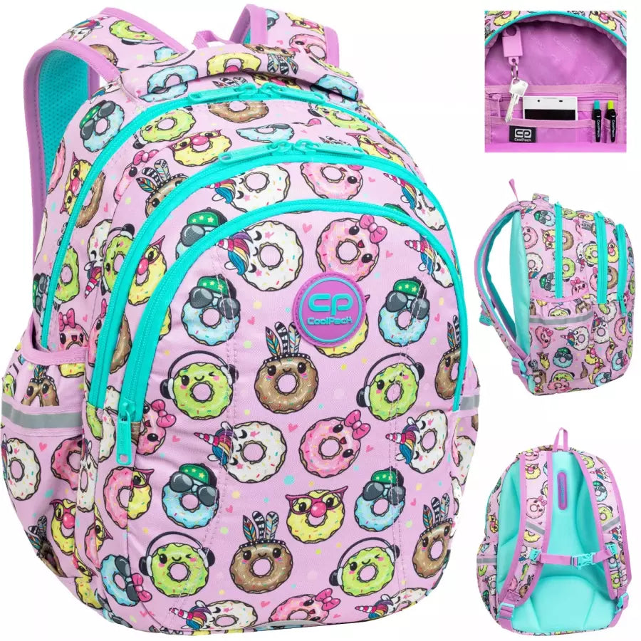 Mokyklinė kuprinė Happy Donuts – CoolPack