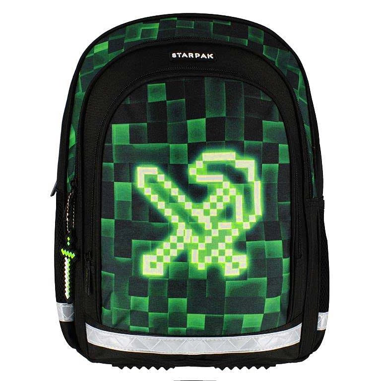 Mokyklinė kuprinė Pixel Green – Starpak