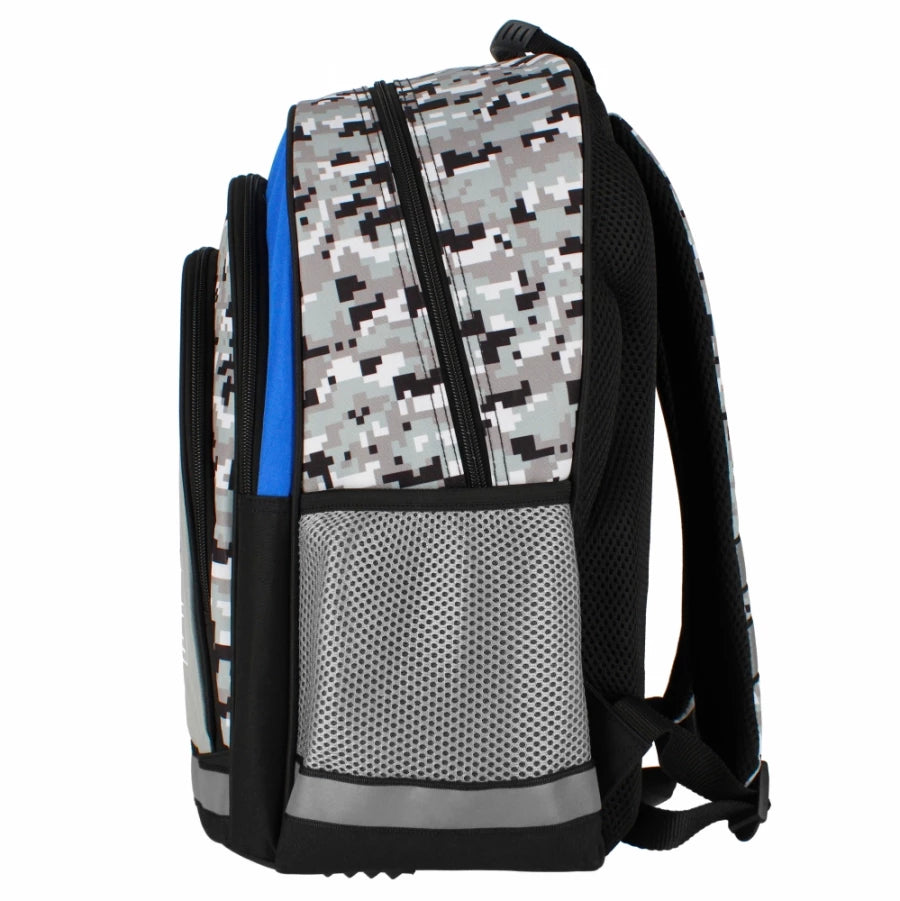 Mokyklinė kuprinė Pixel pilka – Starpak