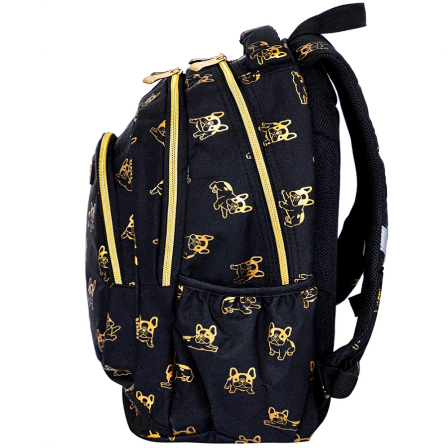 Mokyklinė kuprinė Golden Frenchie – Head