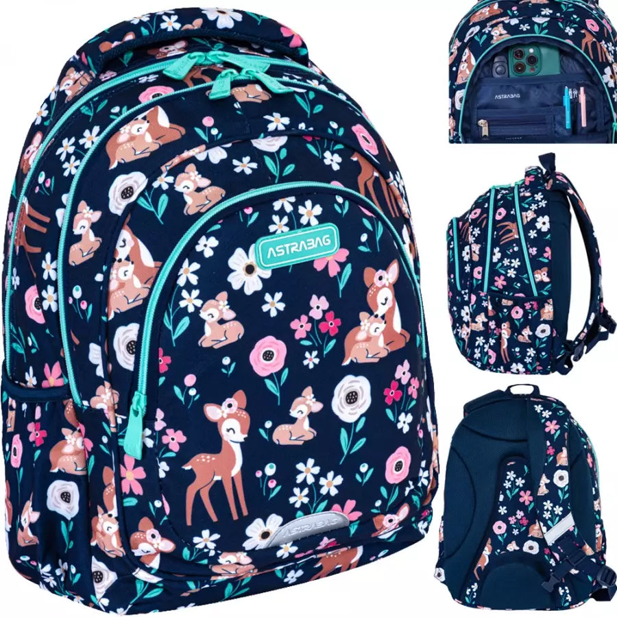 Mokyklinė kuprinė Baby Deer – AstraBag