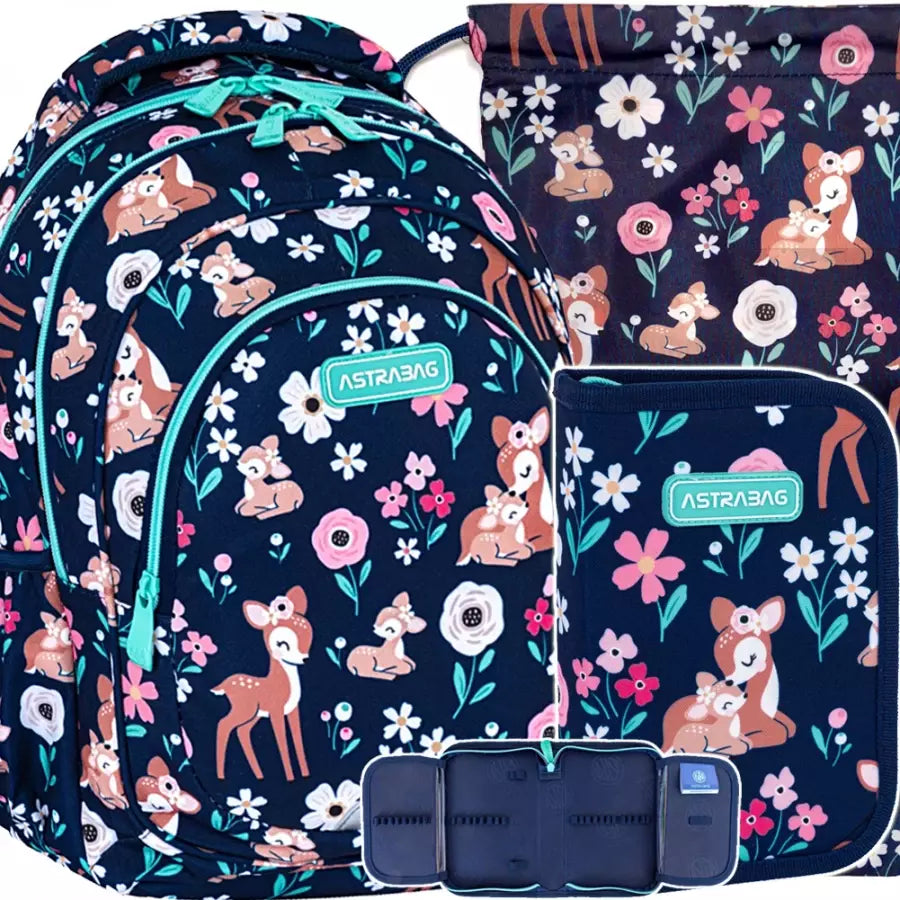 Mokyklinė kuprinė Baby Deer – AstraBag