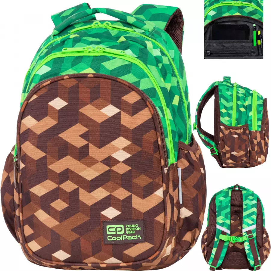 Mokyklinė kuprinė Jerry City Jungle – CoolPack