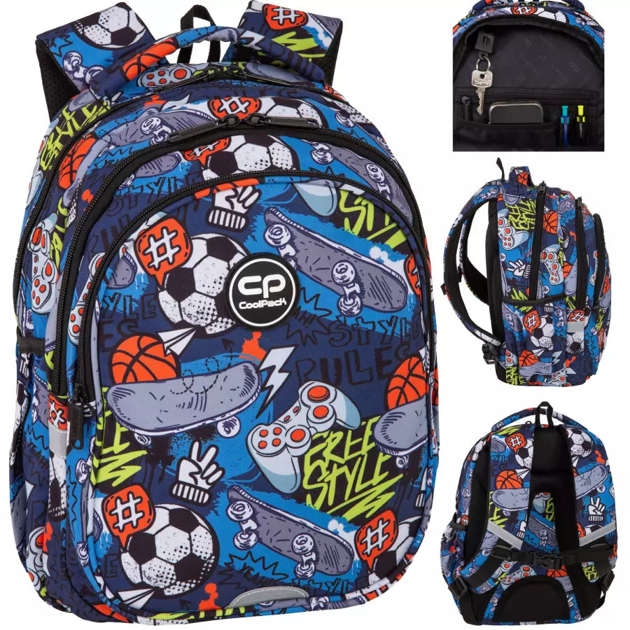 Mokyklinė kuprinė Hobby – CoolPack