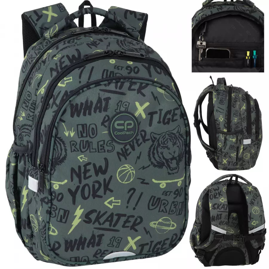 Mokyklinė kuprinė Tiger – CoolPack