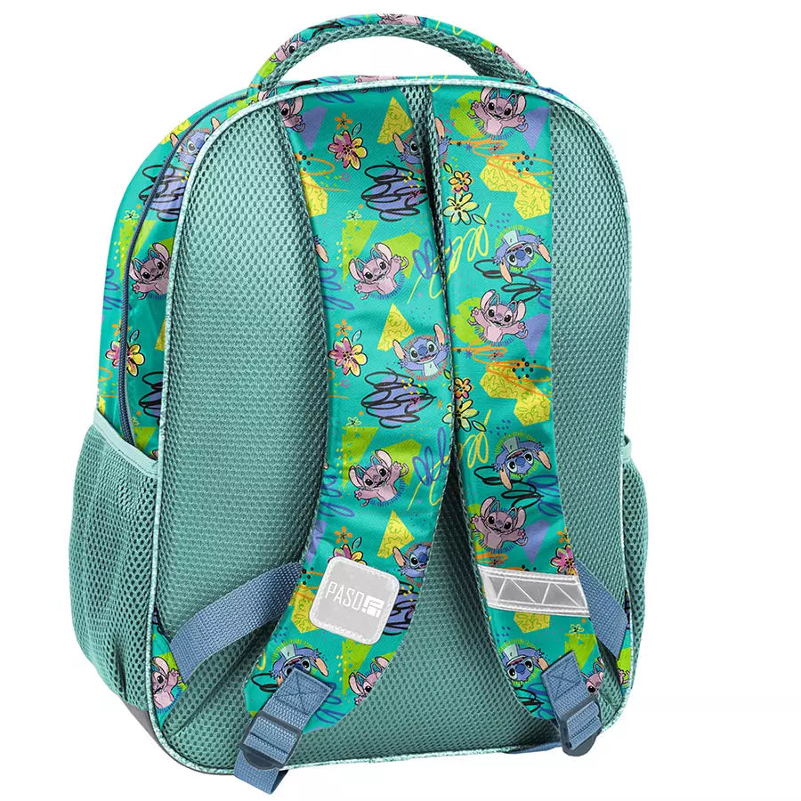 Mokyklinė kuprinė Stitch gėlės – Paso