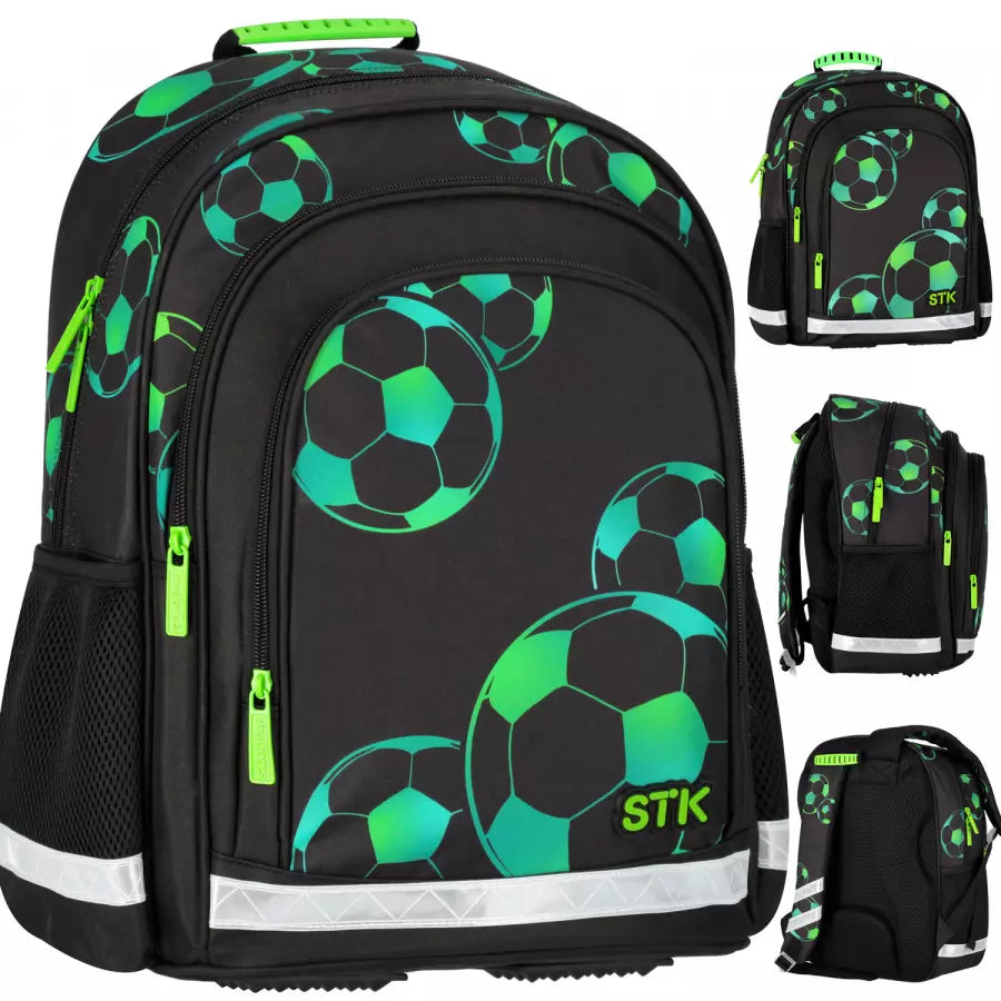Mokyklinė kuprinė Football Green – Starpak