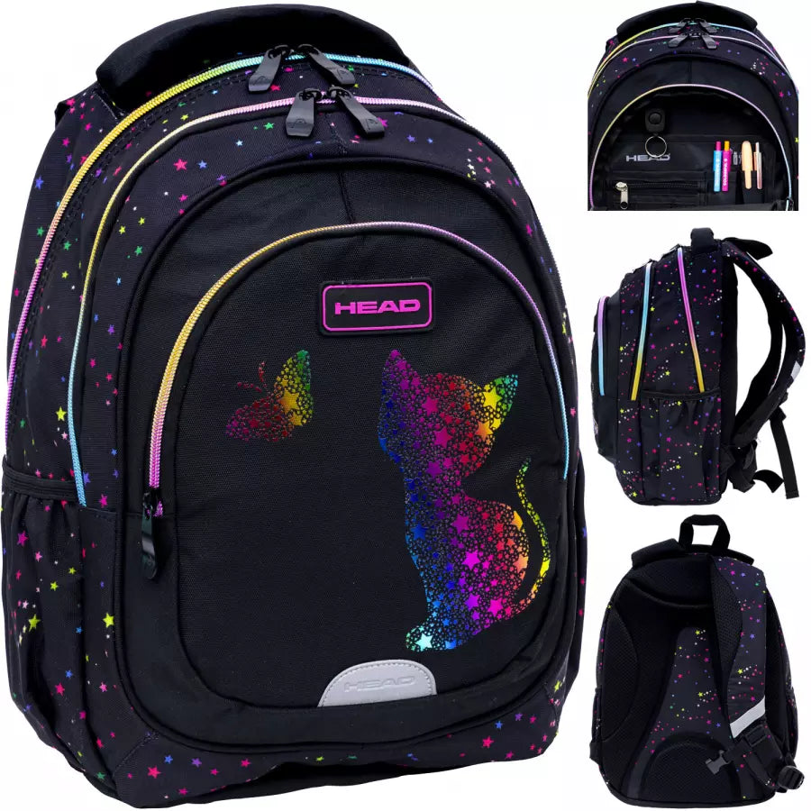 Ergonominė kuprinė Golden Effect Rainbow Kitty – Head