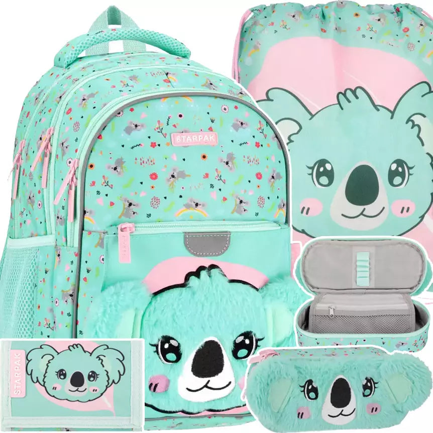 Mokyklinis rinkinys 4 dalių Koala kuprinė – Starpak