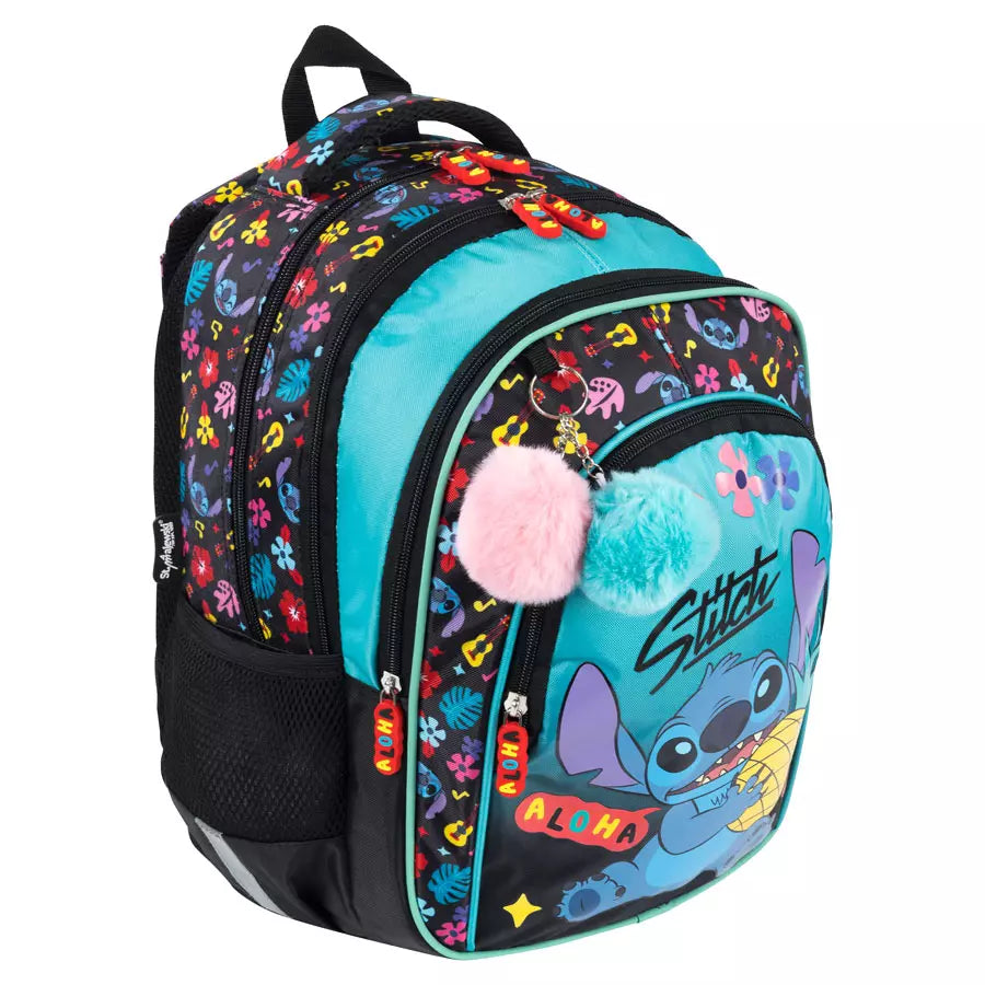 Mokyklinė kuprinė 16" Stitch Mint Aloha – St.Majewski