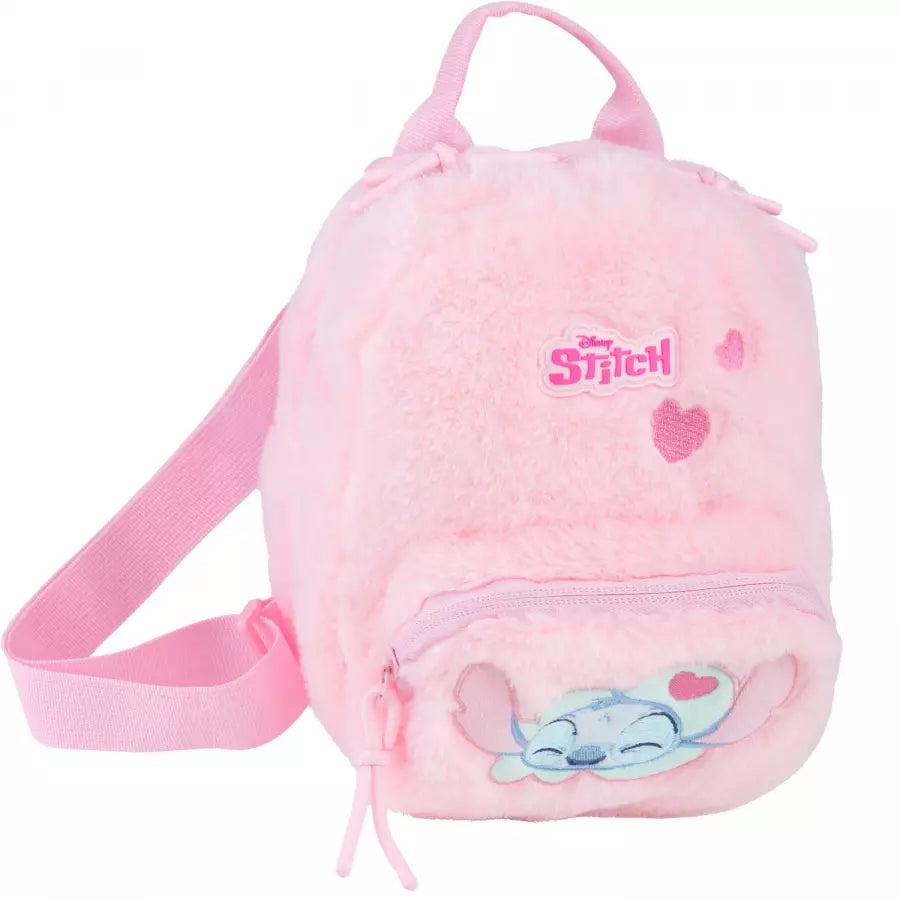 Ikimokyklinis kuprinė Stitch Fluffy Pink – Coolpack