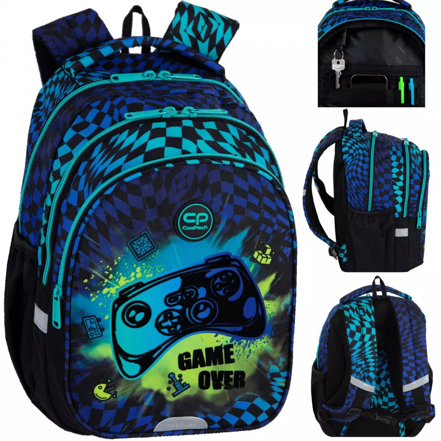Mokyklinė kuprinė Gamer Chess – CoolPack Jerry