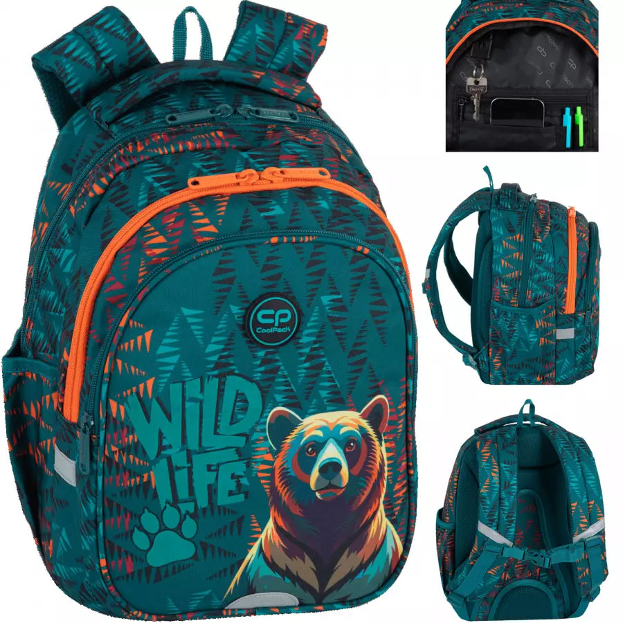 Mokyklinė kuprinė Bear – CoolPack
