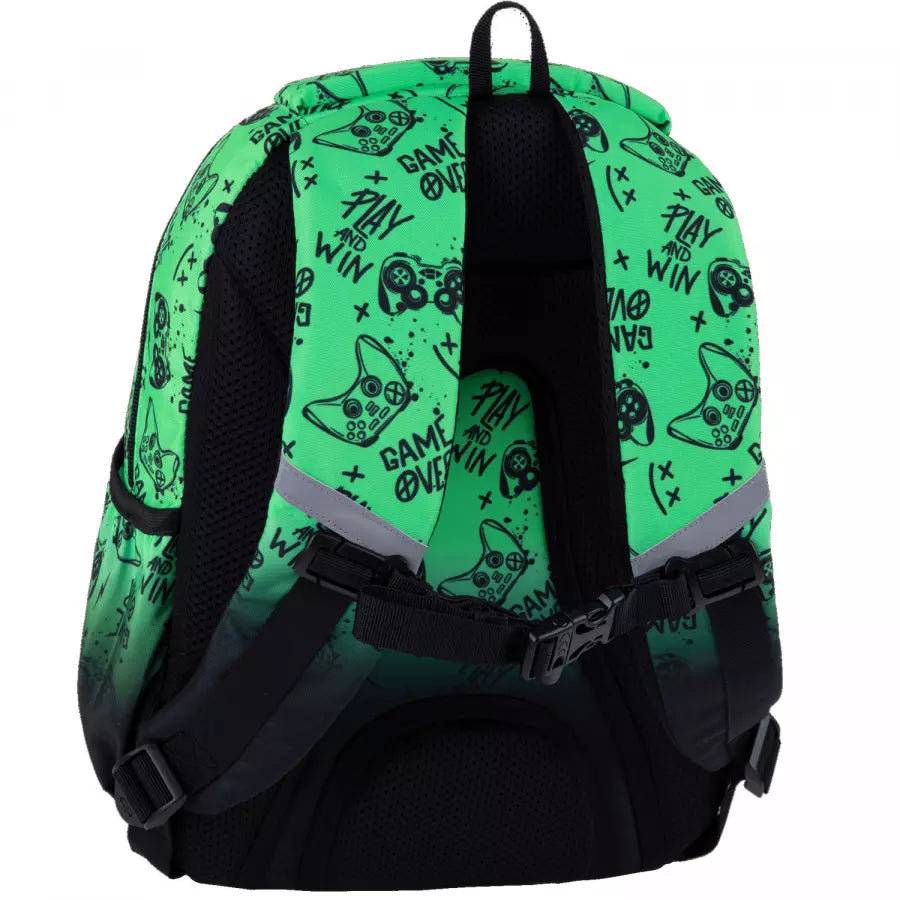 Mokyklinė kuprinė Game Over Gradient Green – CoolPack
