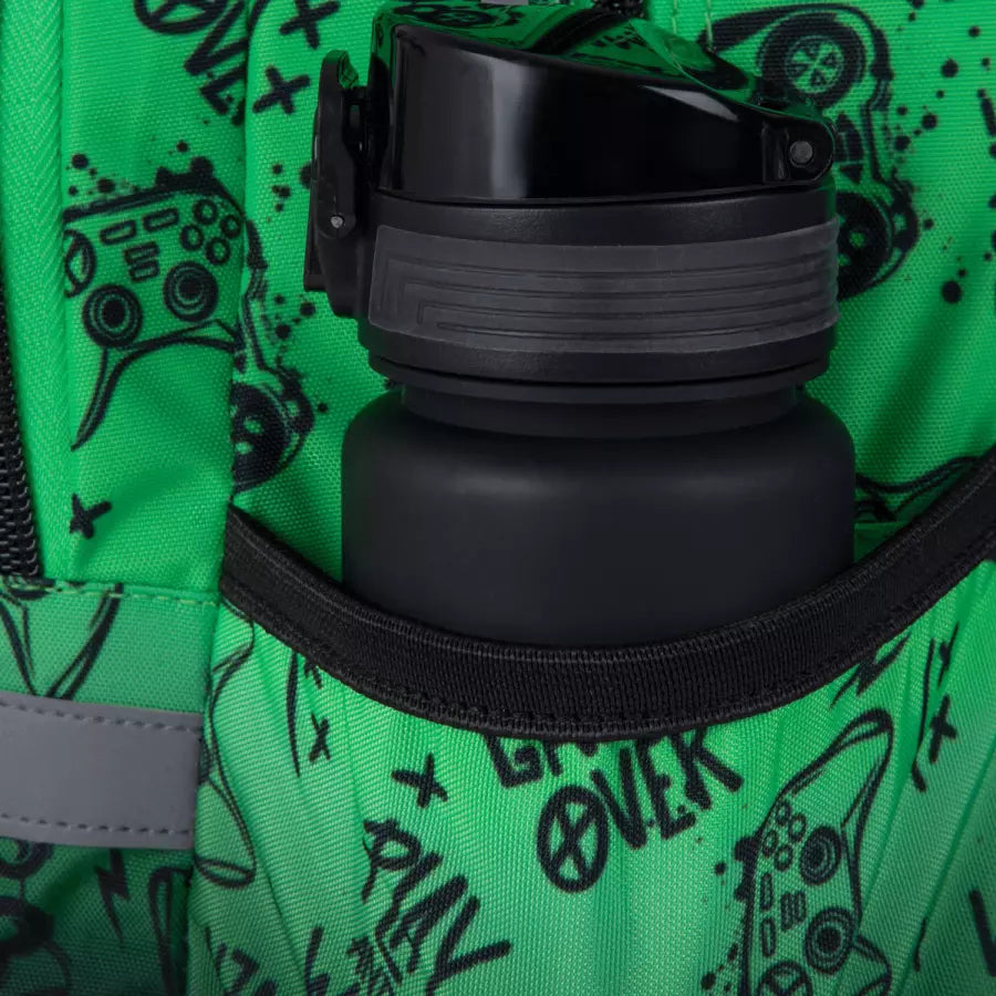 Mokyklinė kuprinė Game Over Gradient Green – CoolPack