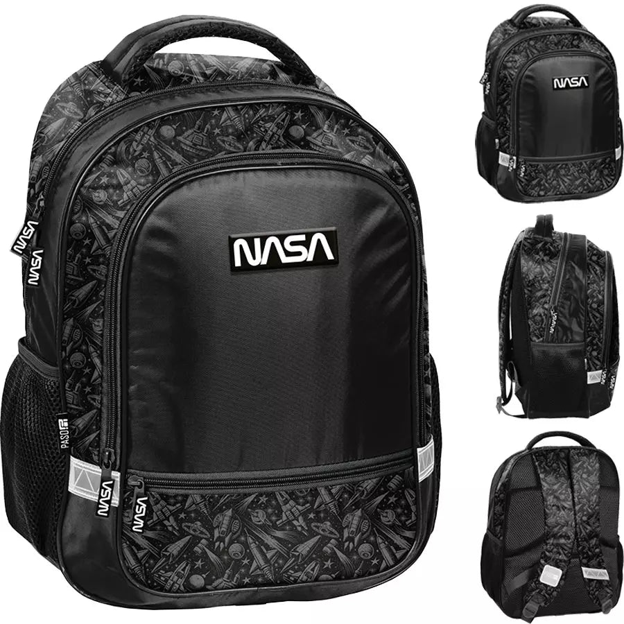 Mokyklinė kuprinė Nasa Black – Paso