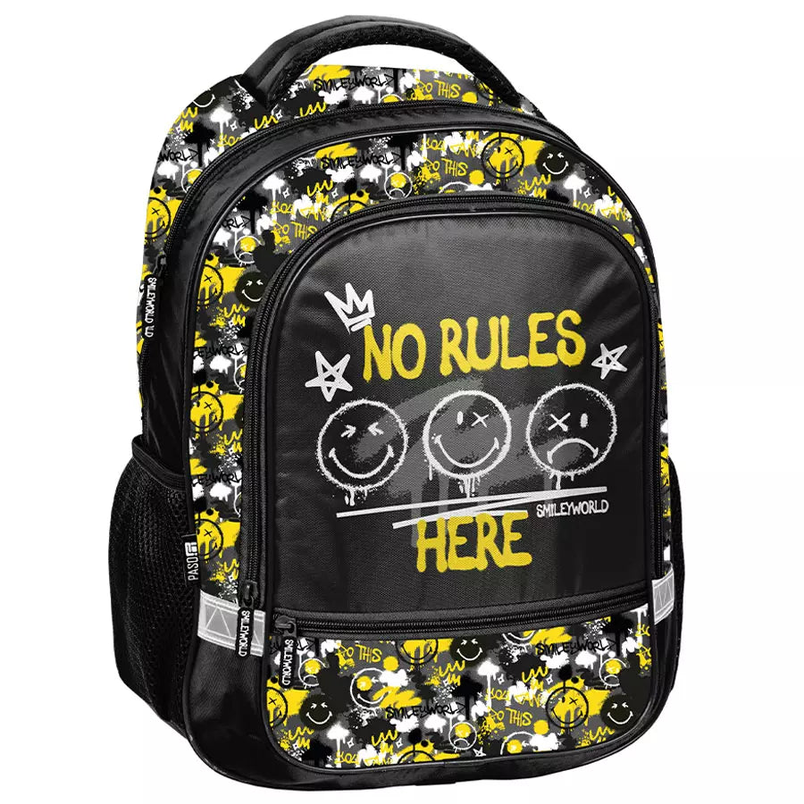 Mokyklinė kuprinė Smiley No Rules – Paso