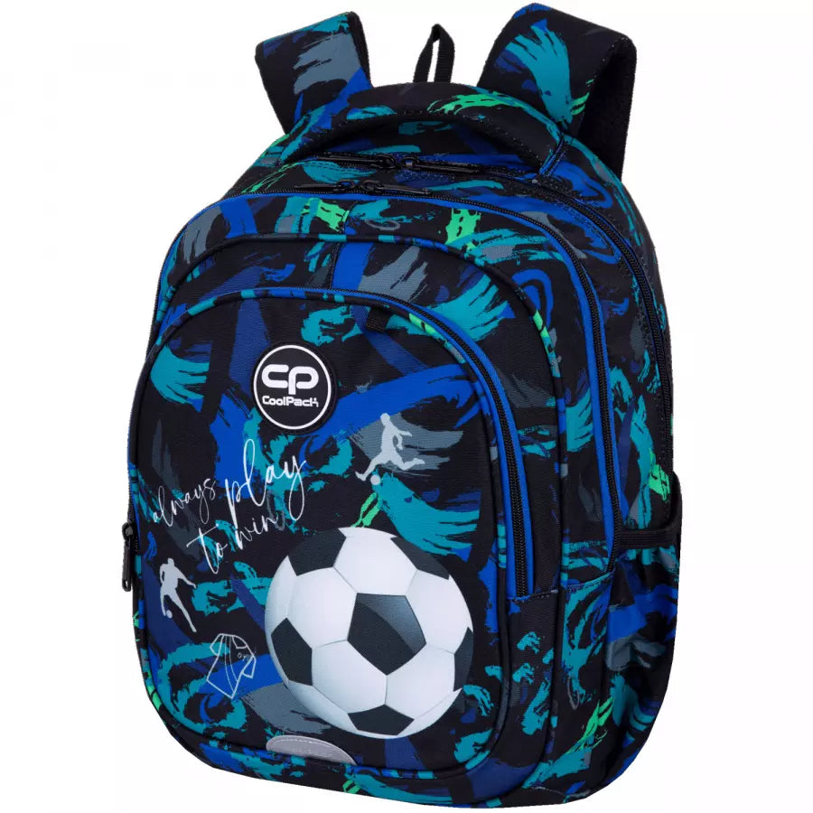Mokyklinė kuprinė Football tamsiai mėlyna – CoolPack