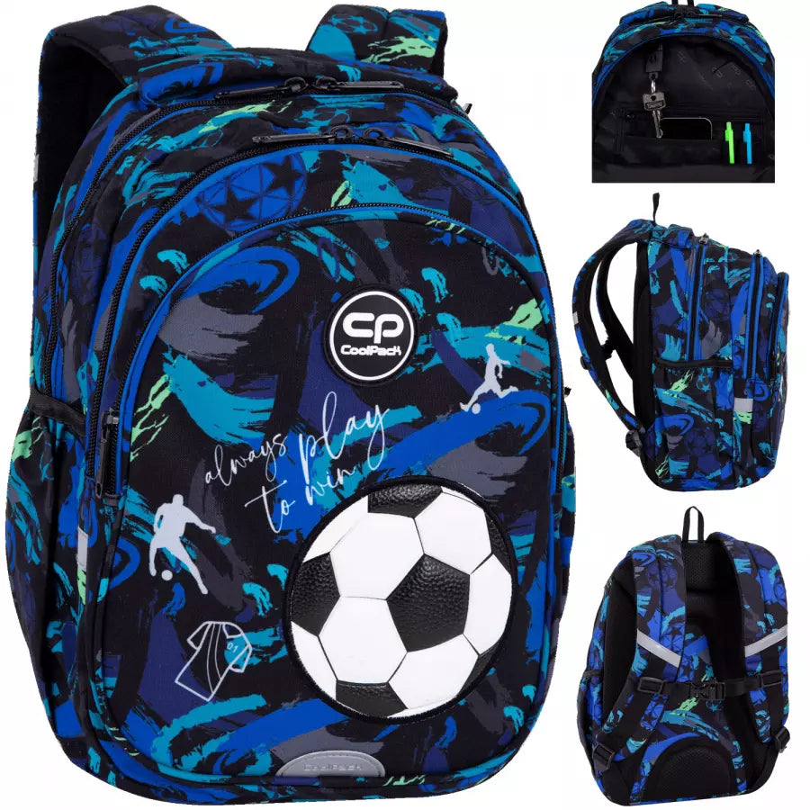 Kuprinė Football Navy – CoolPack Jerry
