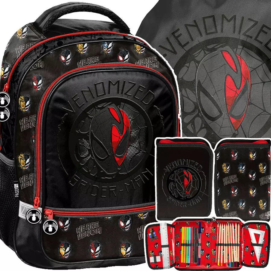 Mokyklinis rinkinys Spiderman Venom (3 dalių) – Paso