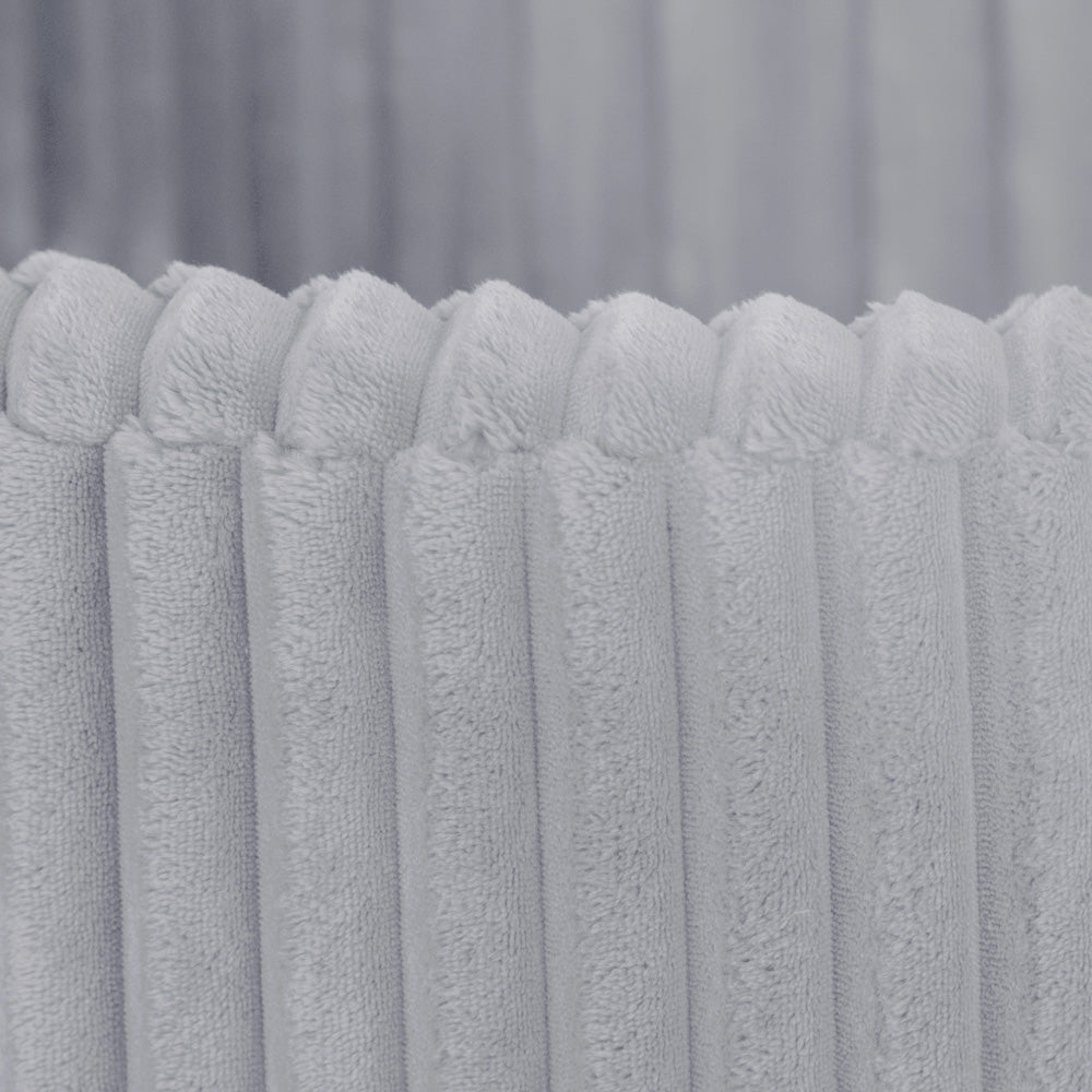 Pilkas pliušinis baseinas, apvalus, su kamuoliukais – vaizdas 4