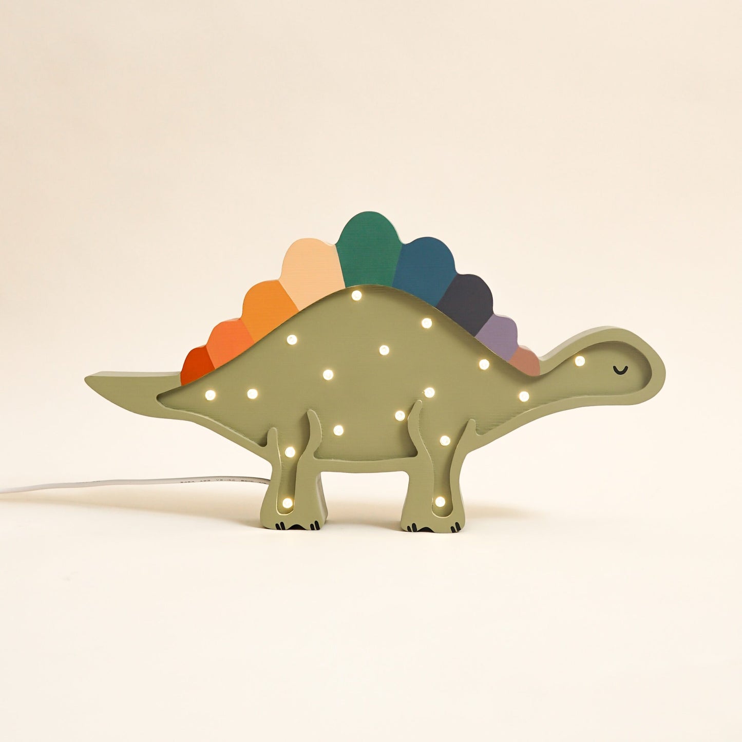 Medinė lempa Stegozauras – pagrindinis vaizdas